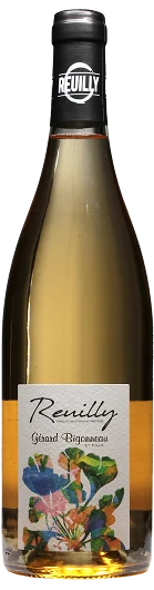 Bouteille de vin Reuilly rosé Gérard Bigonneau, cépage Pinot gris